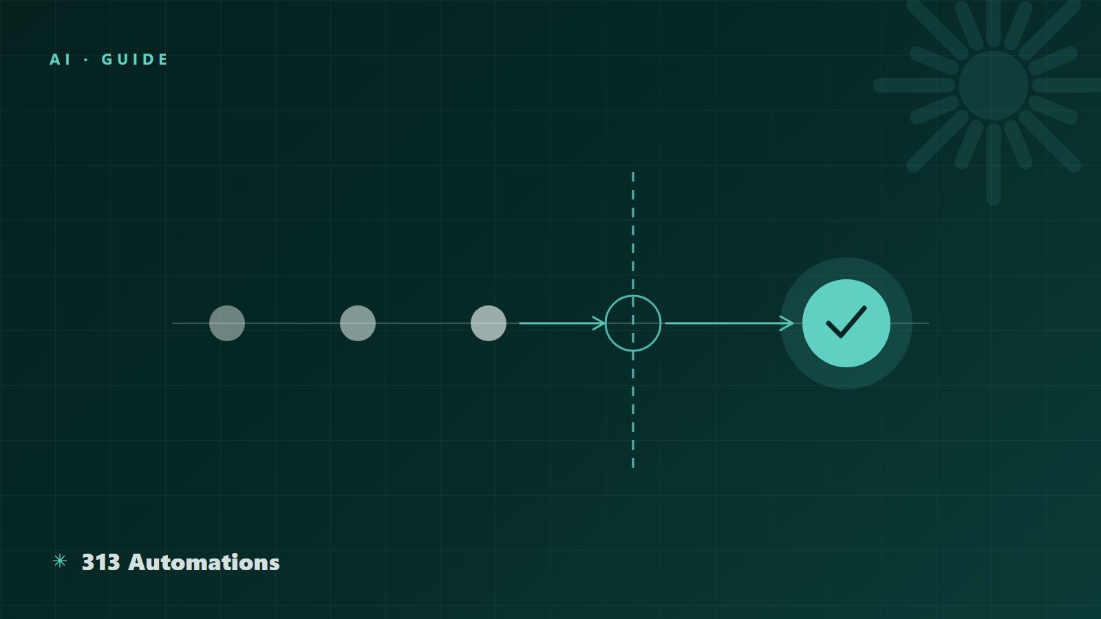 Abstract diagram of an AI agent moving from a pilot stage through a mint readiness gate into production on a dark teal background