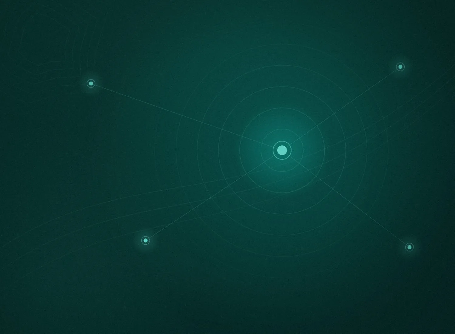 Abstract signal ripples radiating from a single point, representing getting in touch with 313 Automations